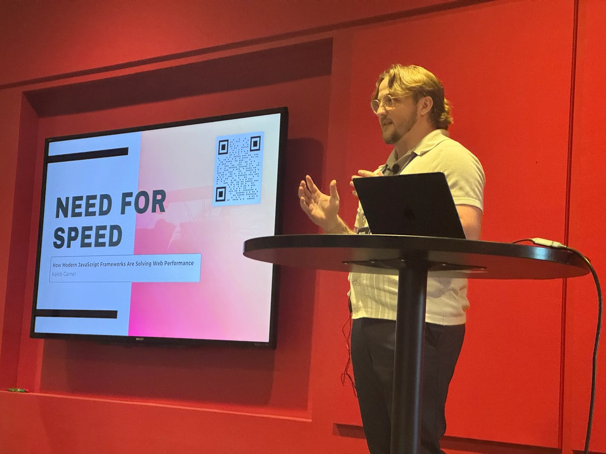 Picture of My First Conference Talk